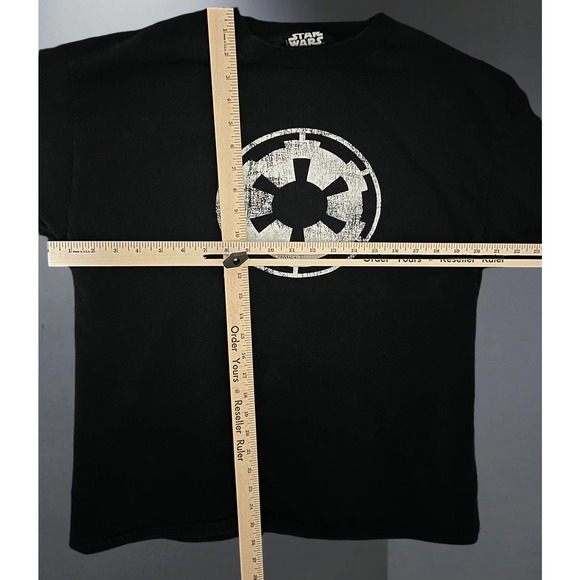 Vintage Star Wars Empire Imperial Logo Black T-Shirt - Pre Disney - Picture 13 of 13